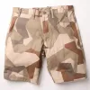 Pants Summer Tactical Shorts MTP Militärversion Men Camo Kort stil Pants Swedish M90 Geometric Camo