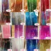 16pcs Holographic Sparkle Hair Tinsel Kit Bulk -Werkzeuge WHLOLESALE HAIRBINGE BLING TWINKE BRADIGING FALSE HAISE AUSGABE 240408