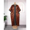 Etniska kläder Abayas för kvinnor Dubai Luxury 2024 Boubou Robe Djellaba Femme African Muslim Fashion Dress Caftan Marocain Drop Delive Otkzc