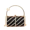 Ladies Evening Bag Sieć sieci Diamond Inkrustowana Pearl Torba Kobieta Messenger Dinner Bag Fash