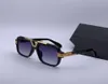 Vintage 664 Óculos de sol para homens Blackgold Blue Gradient Lentes Glass Sunglasses Shades com Box4050813