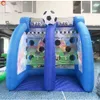 Free Delivery outdoor activities 3x2x3mH (10x6.5x10ft) 6balls inflatable football goal soccer shooting sport game for sale