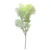 Decorative Flowers 10Pcs Artificial Plant Leaf Boho Living Room Decoration Country Wedding Deco Head Flower Garden Home Fake