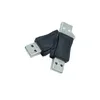 1PCS podwójna głowica USB 2.0 Typ Kobieta do żeńskiego złącza adaptera łącznika F/F