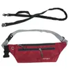 Hondenkragen Walking Belt Hands Free Leash Taille rennen voor middelgrote tot grote honden intrekbare bungee met zakje