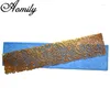 Baking Tools Aomily Delicate Flower Leaf Lace Silicone Mold Cake Border Decoration Tool Fondant 3D Food Grade Mat Mould