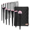 Kits Karsyngirl 18pcs Ultra weiche markierte rose rote schwarze Make -up -Pinsel Set dichter Haare Rosenrosa Make -up -Pinsel mit Fundamentpinsel