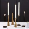 Titulares de vela Gold Wedding Centerpieces para mesas Decorações de Natal Decorações de Natal Candélabros Decoração