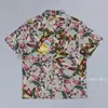 Męskie koszulki Bob Dong Floral Hawaiian Lightweight Light Short Sleeve Camp Aloha Party Camp