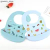 Bibs Burp panos lofca 1 peça baby baby bib impermeável alimentação de silicone bebê saliva toalha cartoon avental babador de bebê ajustável em diferentes estilos y240412 y240412