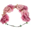 Fleurs décoratives Garland Garland Crown Christmas Decorations Flower Girl Hair Accessoires de mariage