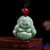 Green Birman Jadeite Pendant Gemmestones Cadeaux pour femmes Colliers Men Collier Charmes Jade Pendants naturels vintage bijoux