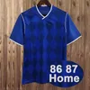 1997 1999 지점 짧은 남성 레트로 축구 유니폼 속도 지점 Coleman Southall Home Away Football Shirt 1986 짧은 슬리브 유니폼 셔츠