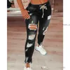 Designer Sexy Women hole Jeans 3XL Tassel Slit Denim Pencil Pants Casual Straight Fashion Leisure Trousers 2023 trends