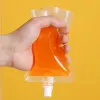 Stobag 100st Partisale Transparent Liquid Packaging Drinking Nunstycks påsar Rensning Juice Beverage Sealed Lagring Återanvändbar påse