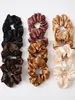 Scrunchies HairBands solide Grand intestin Clats de cheveux Ropes Sports Dance Bands Hairs Girls Ponytail Herder Accessoires 6 Design2885679