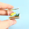 1:12 Dollhouse Miniature Glass Fish Alif Trew