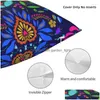 Coussin / oreiller décoratif folk folk mexicain art ers couleurs textiles broderie oreillers doux mignons pour canapé de voiture