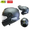 Casques de moto capacete LS2 FF908 Flip Up Casque Double Lens modulaire avec Visor Sun Casco Moto