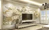 Custom 3d wallpaper murals 3d Luxury gold 3d threedimensional European pattern jew modern television background wall wall paper h5518022