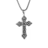 Hanger kettingen klassiek orthodox patroon kruis ketting voor mannen vrouwen Slavisch christelijk gebed sieraden roestvrijstalen amulet kraag