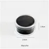 Smyckeslådor Löst ädelstenar Display Box Beads Organizer Container Round Gem Pu Leather Diamond Exhibition Lagring Bärande fall Dr DHY1T