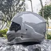 Мотоциклетные шлемы Subo Dot утвердили ретро -шлем с полным лицом из стекловолокна в черном белом и красном цвете