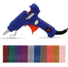 Mini Melt Glue Glue Glue Glue Sticks Admovable Anti Cover Glue Gun Kit مع مشغل مرن لمشاريع DIY الصغيرة الحرف اليومية 6959765