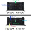 Zheni 12kw 10kw onduleur Pure Sine Wave 12V / 24V / 48V / 72V DC à AC Convertisseur solaire onduleur invertisseur RV véhicule