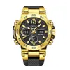 Wristwatches LIGE Watches For Men 50M Waterproof Clock Alarm Reloj Hombre LCD Dual Display Wristwatch Quartz Military Sports Mens Watch