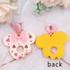 Dangle Earrings 1pair Top Fashion CN Drop Mouse Doughnut TRENDY Valentine Gift Acrylic Jewelry For Women