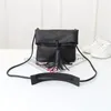 Bag 1Pc Ladies Tassel PU Leather Crossbody Messenger Bags For Women 2024 Phone Small Sling Shoulder Fold Closure Hand