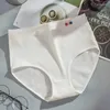 Kadın Panties L-XXXL Pamuk iç çamaşırı artı boyutu düz renkli yüksek bel dikişsiz