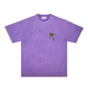 Rhude Brand Tshirts Mens Designer T Roomts Женская модная модная летняя одежда ZRH018 Кокосовая гонка мыть