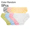 Kadın Panties 5pcs/Set Kadınlar Pamuk Tek Kullanımlık Pantie Free Washing Portable Postpartum Postpartum Aylık Şort Günlük İç Çamaşırı İş Gezileri İçin