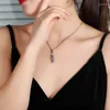 Pendant Necklaces French Provence Romantic Natural Fresh Niche Design 2024 Early Spring Clavicle Necklace.