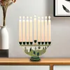 Kaarsenhouders Candelabras kaarsen staan Hanukkah Decor Candlestick 9 Branch Menorah