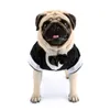 Hondenkleding shirt puppy puppy huisdier kleine kleding stijlvol pak stropdas kostuum bruiloft formeel smoking met zwart