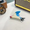 Acessório de cabelo de pássaro Mockingbird Grab clipe de desenho animado elegante clipe de cabelos de tubarão de tubarão fofo