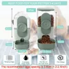 Pet Cage Hanging Feeder Automatic Feeder Water Fountain Fountain Food Container Dispener pour chiot Cats Rabbit Pet Faling Produit