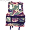 Life Vest Buoy Adult Life Jacket Professional Fishing Camouflage Swimming Surfing Sufing Sufing Flood Prevention Suit Tjock Tank TopQ240412