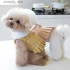 Appareils pour chiens 2023 Do Harness Vest Jupe Summer Puppy Clothin Chihuahua Yorkshire Terrier Poodle Maltese Bichon Pet Robe Small Do Clothes L49