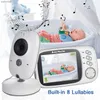 Baby Monitors 2024 Electronic Baby Monitor för säkerhetsskydd av Baby Nanny-kameror för 3,2-tums färg LCD-videointercomövervakning av Newbornsc240412