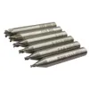 CHKJ Locksmith Tool Milling Cutter Drill Bit 1/1.2/1.5/2/2.5/3/4/5mm HSS End Mill Straight Shank 4 Flutes High Speed Steel