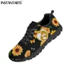 Casual Shoes InstantArts Fashion Women Sneakers andningsbara solrosor Vet Tech Brand Design Mesh Flats Lätt för damer Girls