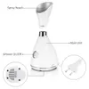 Jonisk ansiktsångare Deep Cleaning Steamer Cleaner Face Sprayer Machine Blackhead Remover Vakuum Acne Nålar 240409