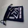 Ensemble de 9 outils de travail maçonniques bleus différents avec un sac en velours maçon maçon miniature maçon cadeaux 201125260f