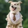 Hondenkleding 2023 Jongen doen kleding Weddin Suit Tuxedo Poodle Schnauzer Cori Shiba Inu Husky Labrador Olden Retriever Bi Lare Do Clothin L49