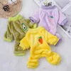 Hondenkleding huisdier jumpsuit gezellig ademen comfortabele kat winter vierbenige bodysuit puppy kostuum pyjama-kleding