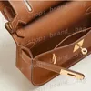 10a luxe tote pure handgemaakte ontwerptas klassieke handtas mode mode dames polsbag originele lederen senior handgemaakte high-end hardware originele cadeaubus fedEx verzenden